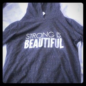 Strong is beautiful hoodie